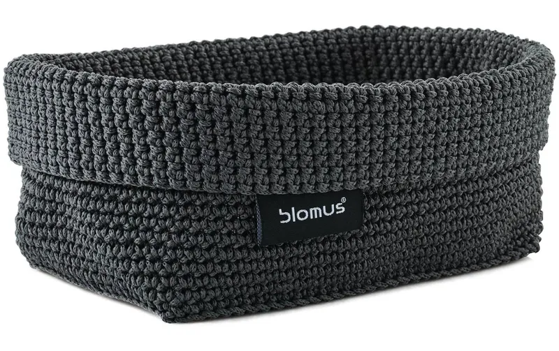 Blomus Aufbewahrungskorb Tela L anthracite