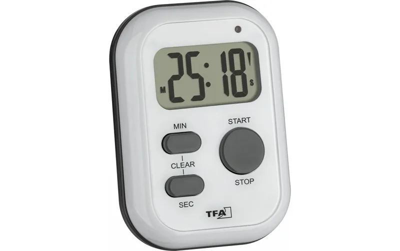 TFA Dostmann Timer Bianco