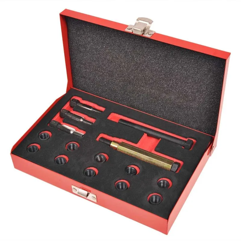 Kit réparation filetage bougie de préchauffage 15 pcs M10x1,0mm