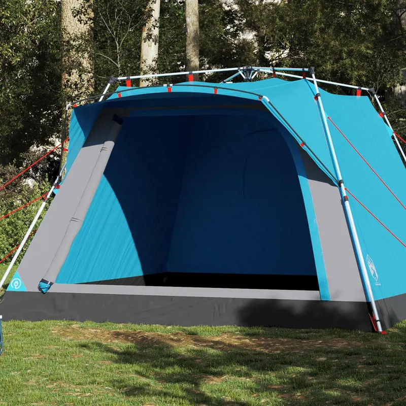 Campingzelt 4 Personen blu Quick Release