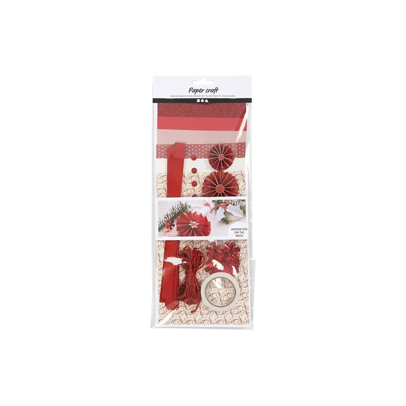 Creativ Company Bastelset Papier Kreativ-Mix pour Weihnachtsdeko