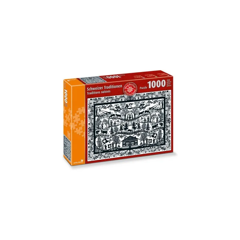 Carta.Media Puzzle con 1000 Teilen Scherenschnitt