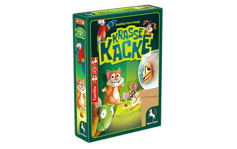 Pegasus Spiele Kartenspiel Krasse Kacke -DE