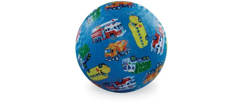 Crocodile Creek Spielball Fahrzeuge 13 cm Kautschuk