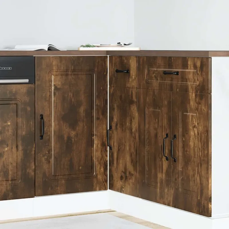 Küchenunterschrank Kalmar Räuchereiche Holzwerkstoff