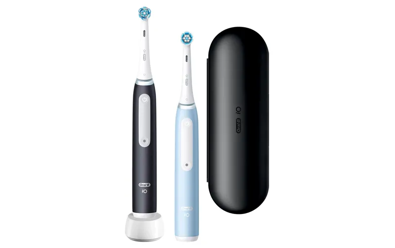 Oral-B Rotationszahnbürste iO Series 3n Duo Matt Black/Ice Blue