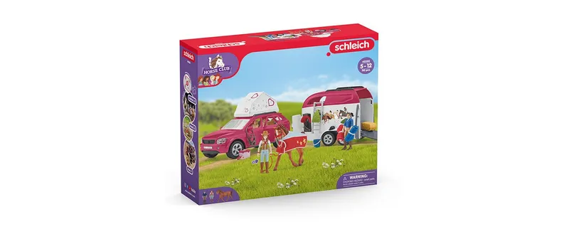 Schleich Avventura con auto e rimorchio da cavalli