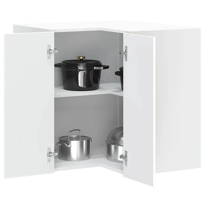 Küchen-Eckhängeschrank Porto bianco derivato del legno