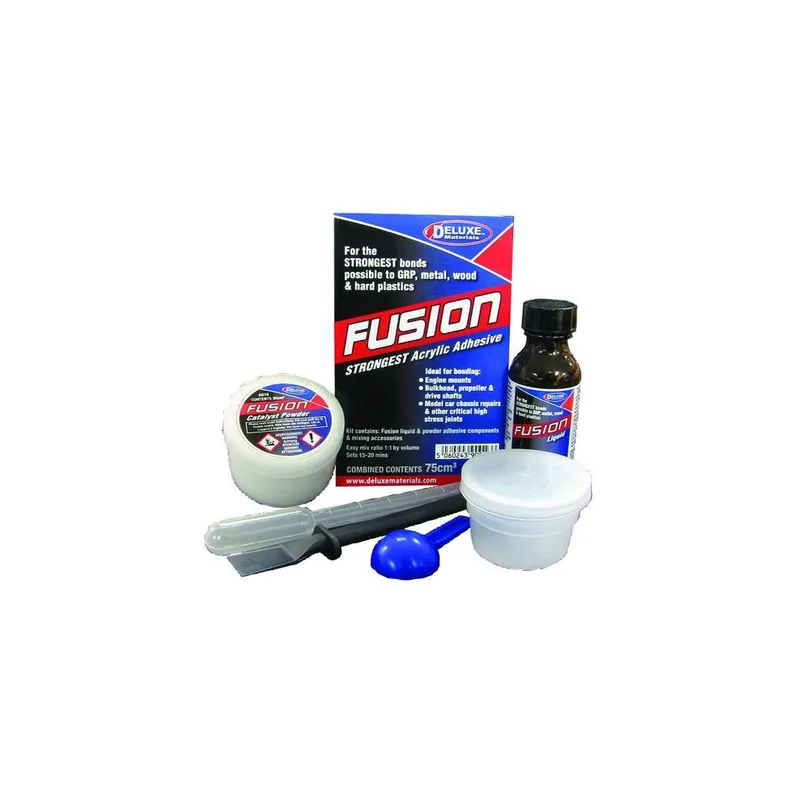 Deluxe Materials Modellbauklebtissu Fusion Set 75 ml, transparent