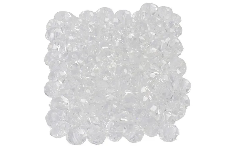 Creativ Company verreschliffperlen 5 mm x 6 mm transparent