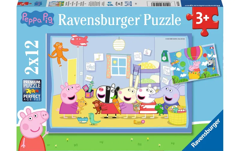 Ravensburger Puzzle Peppas Abenteuer 2 x 12 Teile