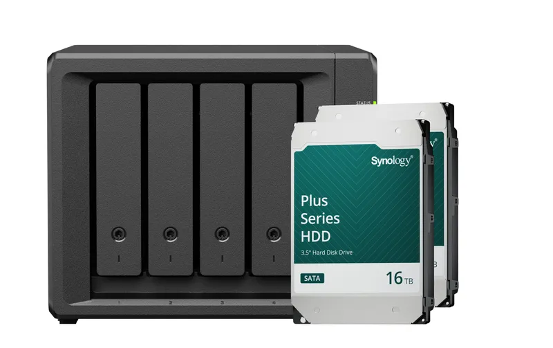 Synology NAS DiskStation DS425+ 4-bay HDD 32 TB