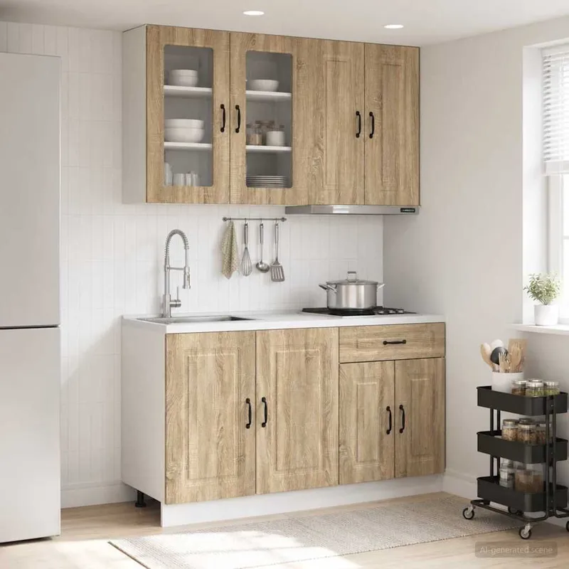 Kücheneinheit KALMAR 4 stk. Sonoma-Eiche derivato del legno