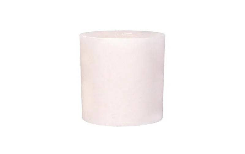 Herzog Kerzen AG Stumpenkerze Kristallo Zylindro Ø 6 cm x 6 cm Elfenbein