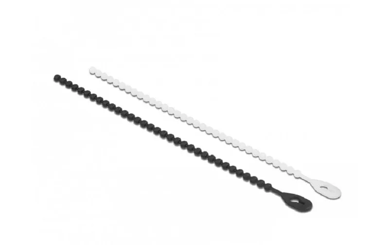 Delock Kabelbinder noir/blanc 180 mm x 3.6 mm, 100 pièces