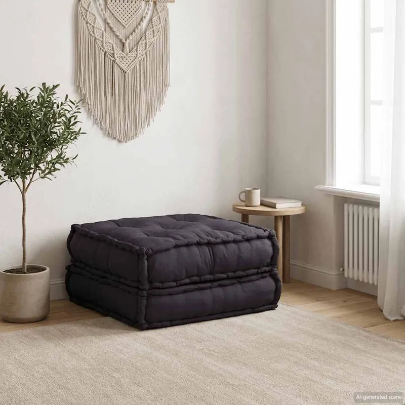 Modulares Sofaelement anthracite 70x70x36 cm fabric