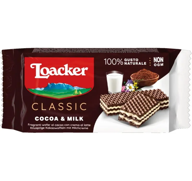 Loacker Guetzli Kakao- & Milchwaffeln 45 g