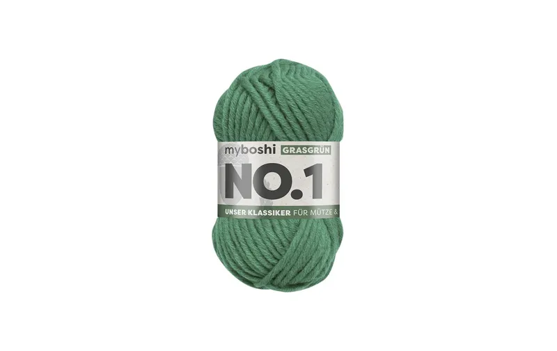 myBoshi Wolle Nr.1 Grasgrün 50 g, 55 m