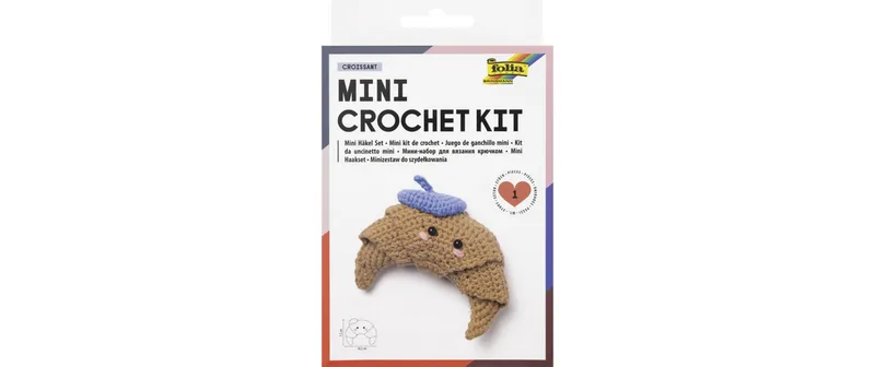 Folia Mini Crochet Set CROISSANT 100% Baumwolle