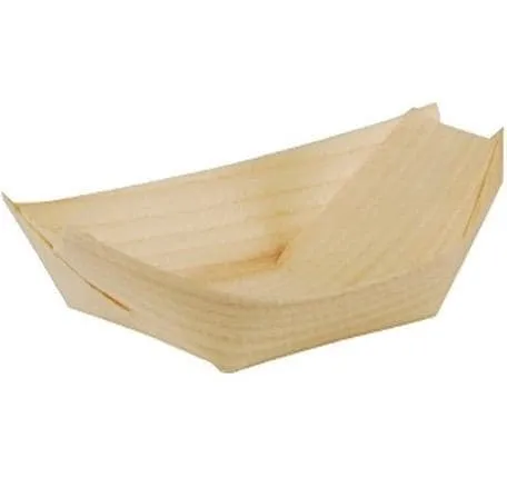 Papstar Fingerfood-Schalen Holz PURE 50 pièces