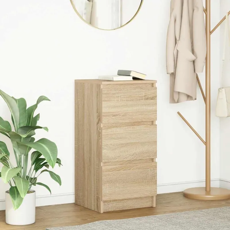 Sideboard Sonoma-Eiche 37,5x35x76 cm Holzwerkstoff