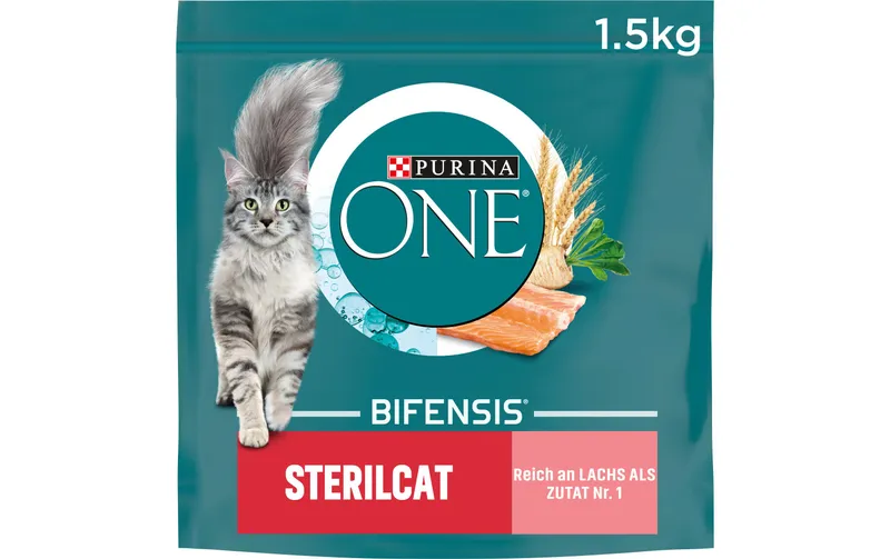 Purina ONE Trockenfutter Sterilcat Lachs 1.5 kg