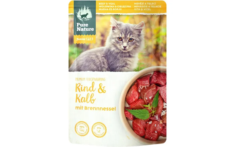 Pure naturalee Nassfutter Junior Rind&Kalb, 85 g