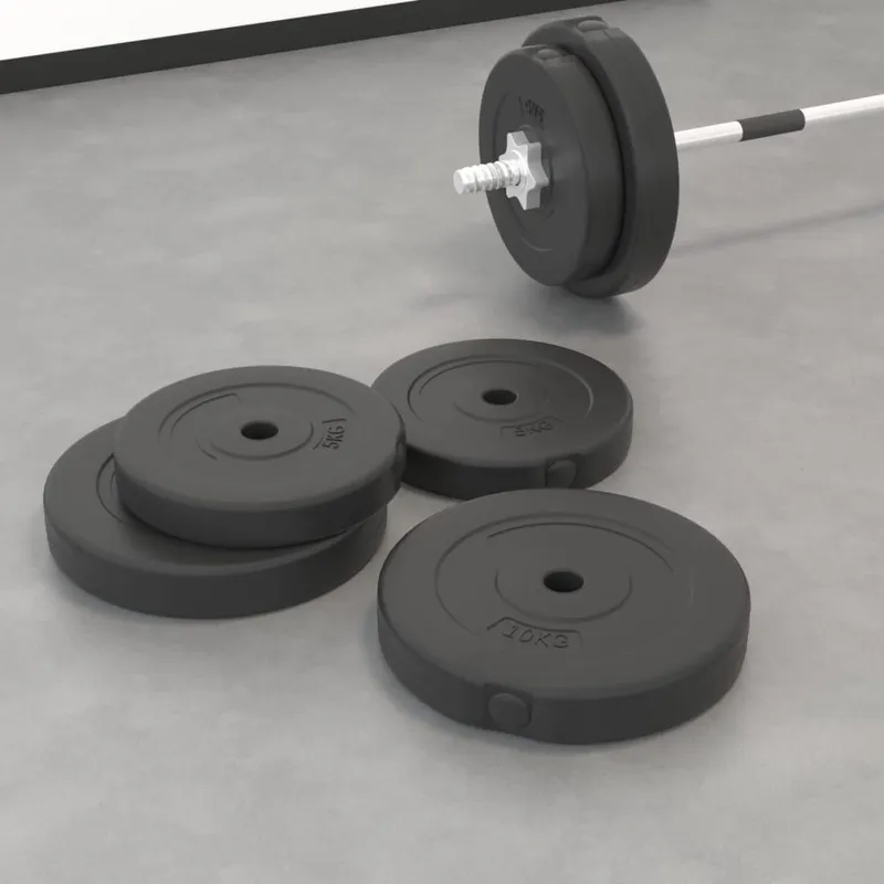Hantelscheiben 4 Stk. 30 kg Zement