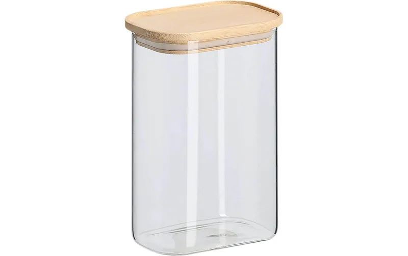 Zeller Present Vorratsdose Bambusdeckel 1.3 l