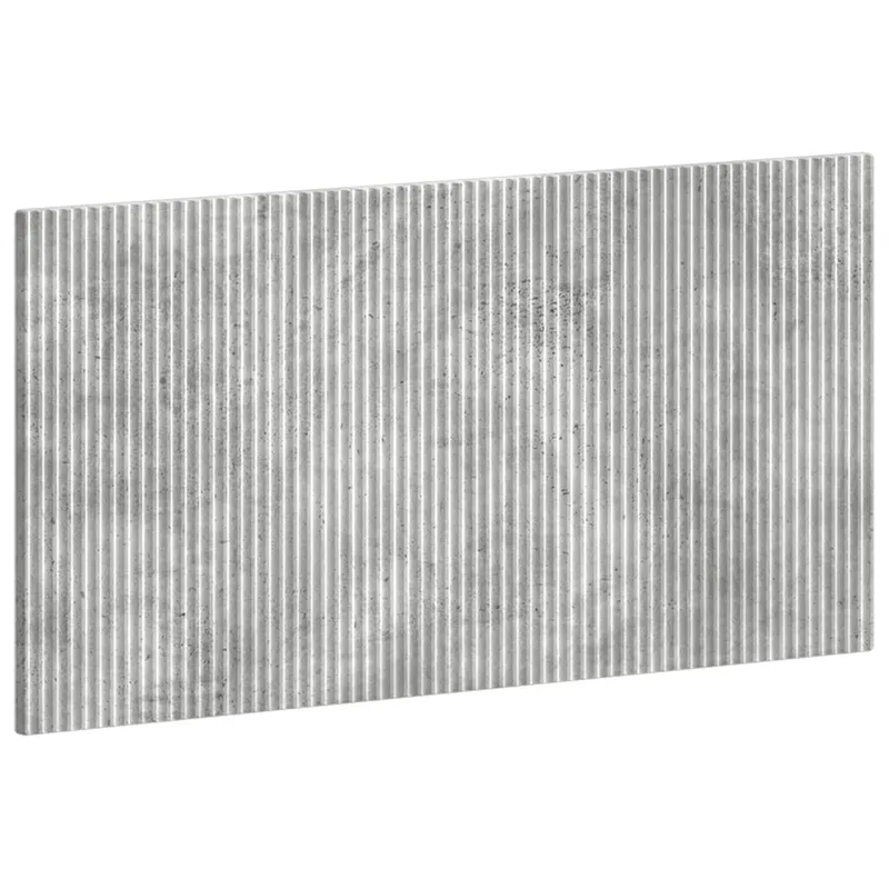 Tête de lit murale ARNHEM Gris béton Bois d'ingénierie