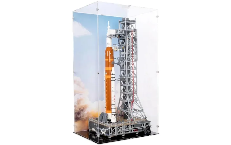iDisplayit Baukasten Acryl-Display for LEGO 10341 NASA Startrampe