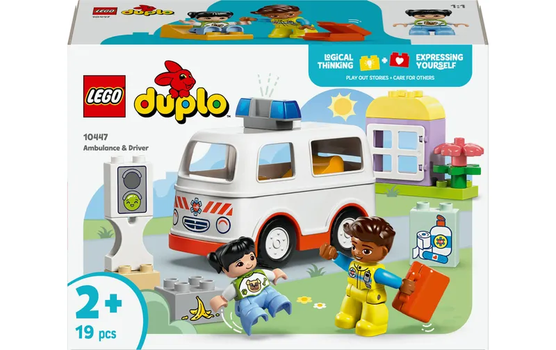 LEGO® DUPLO® Rettungswagen avec Fahrer 10447