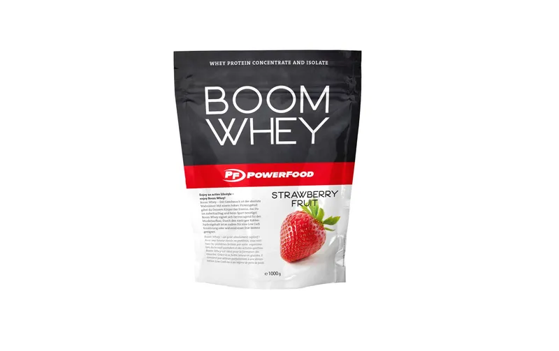 PowerFood Pulver One Boom Whey Erdbeere 1000 g