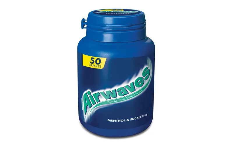 Airwaves Kaugummi Menthol & Eucalyptus 50 pezzi