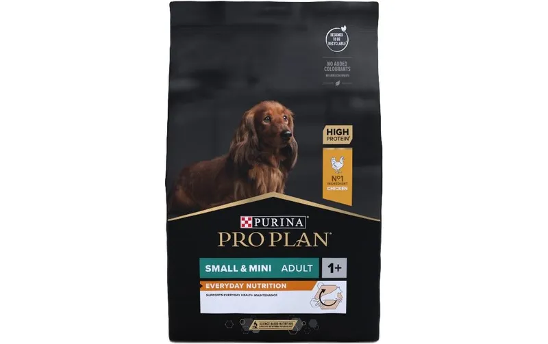 Purina Pro Plan Trockenfutter S/Mini Adult Everyday Nutrition Huhn, 3 kg