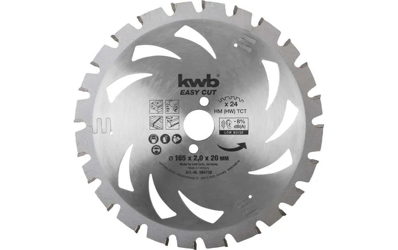 kwb Kreissägeblatt Akku-Top Ø 165 x 20 mm