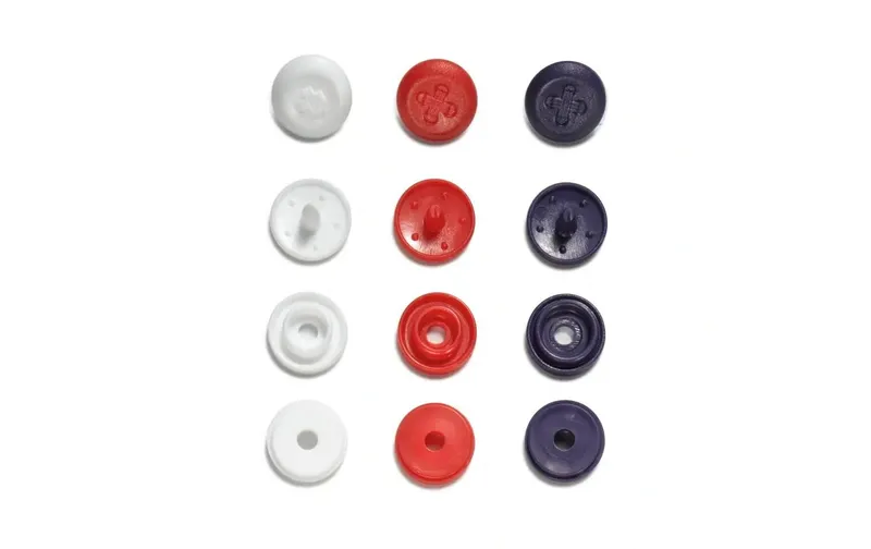 Prym Druckknöpfe Color Snaps multicolour, Ø 9 mm, 36 pieces