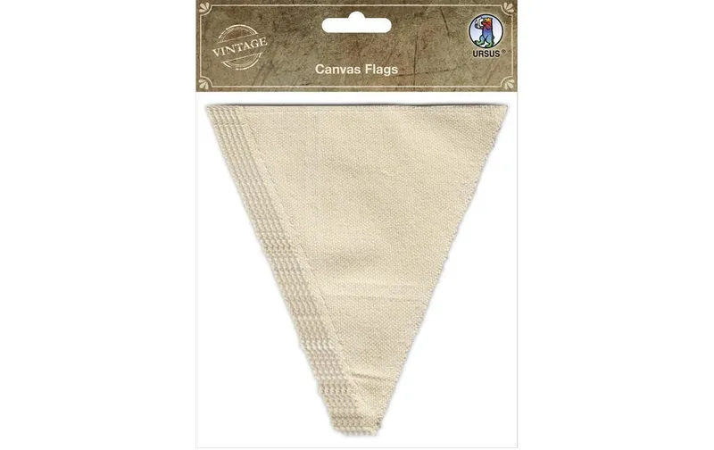 URSUS Wimpel 6 pieces Canvas, brown