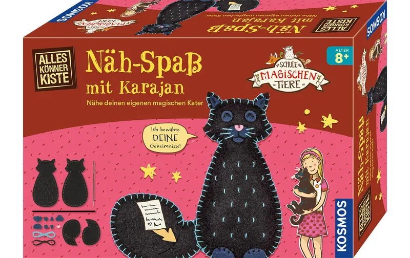 Kosmos Bastelset Magische Tiere Nähspass with Karajan