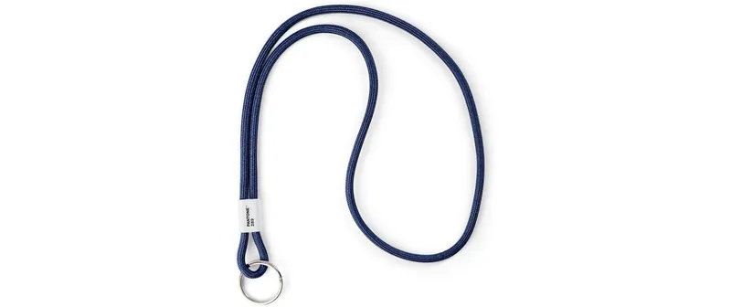 Pantone by Copenhagen Design Schlüsselanhänger Key Chain Long Dunkelblau, 48 cm