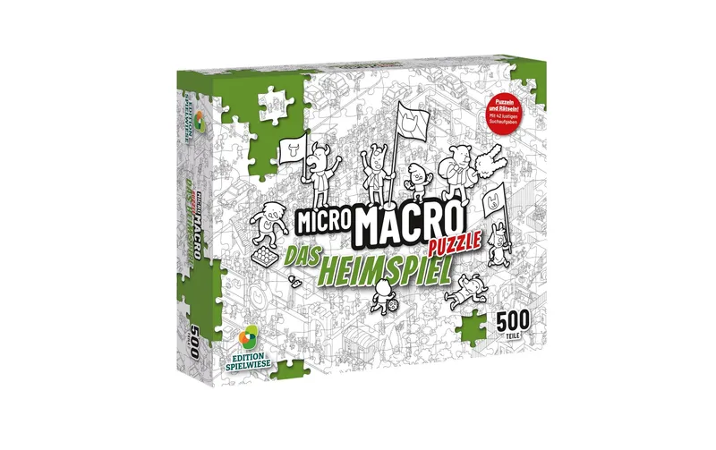 Edition Spielwiese MicroMacro Puzzle 2: Das Heimspiel 500 Teile (d)
