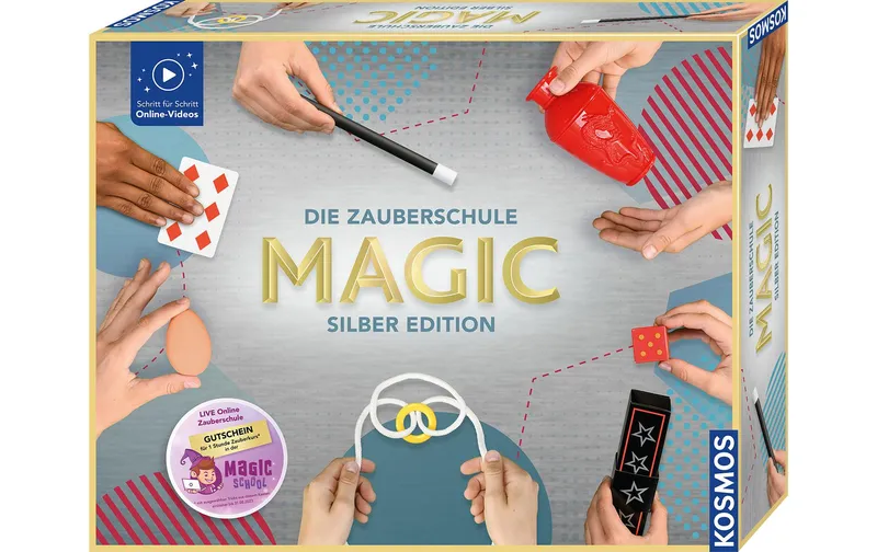 Kosmos Zauberkasten la Zauberschule Magic – argento Edition