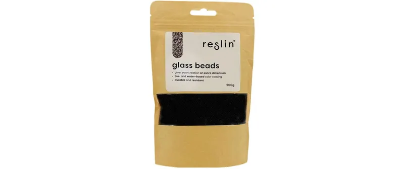 Reslin Glasperlen 500 g black