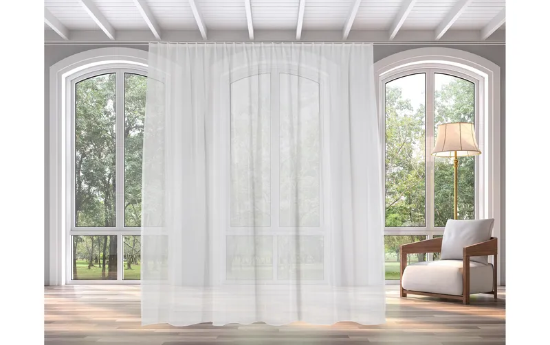 Casa Leon Tagvorhang with Faltenband 450 cm x 245 cm