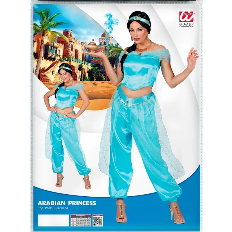 Kostüm Arabische Prinzessin M blau