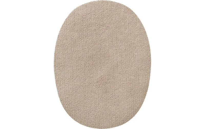 Mono-Quick Flickstoff Oval 8.5 x 11.2 cm Sand, 2 Stück