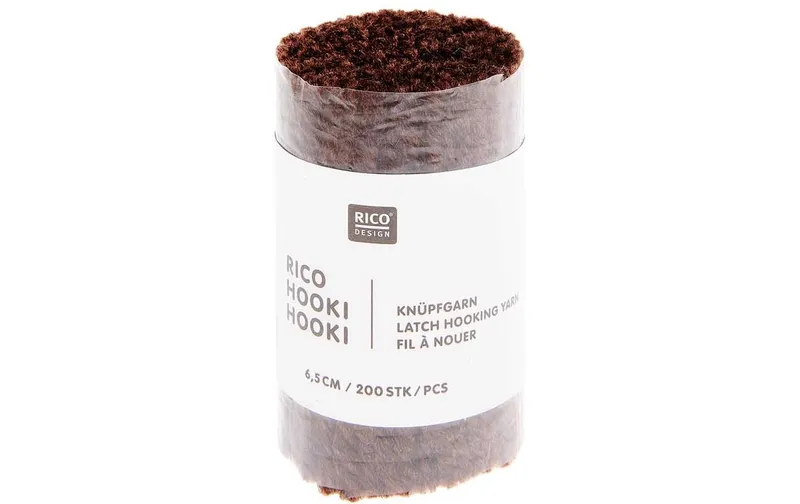 Rico Design Hooki Knüpfgarn brown