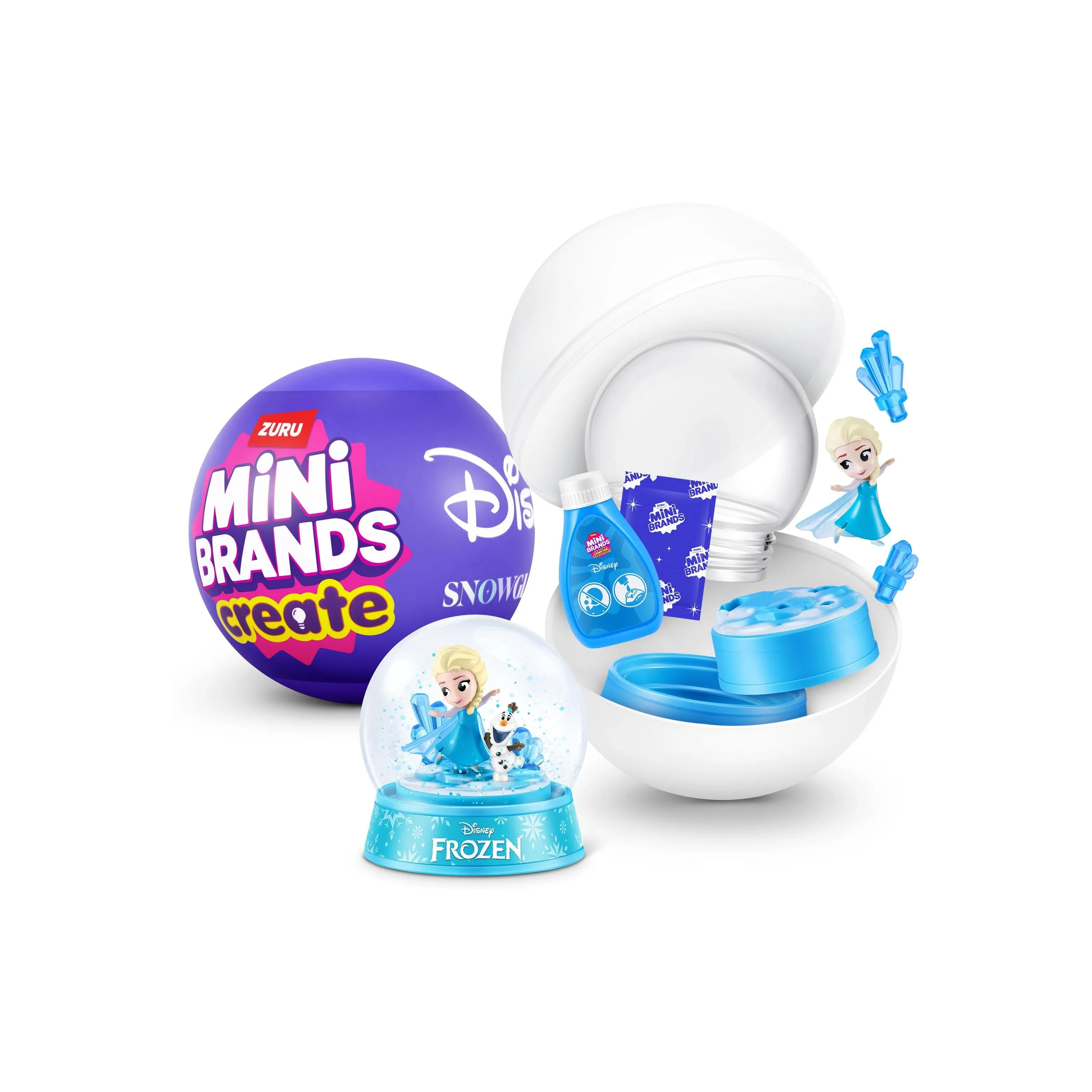 Zuru Mini Brands – Create Disney Snowglobe mehrfarbig 95 mm