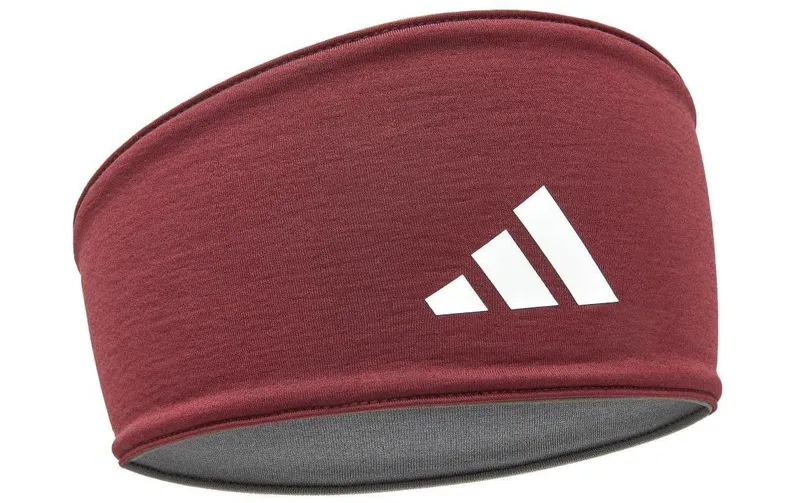 adidas Reversible Headband Grau/Rot