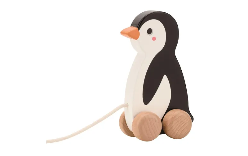 Spielba Holzspielwaren Nachzieh-Pinguin